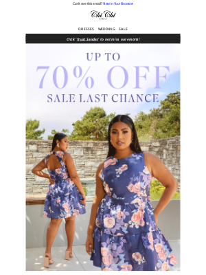 Chi Chi London - Sale Last Chance!