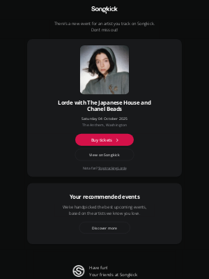 Songkick - Just announced: Lorde