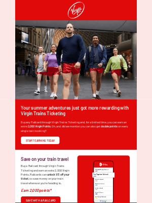 Virgin America - Your summer train travel just got even more rewarding