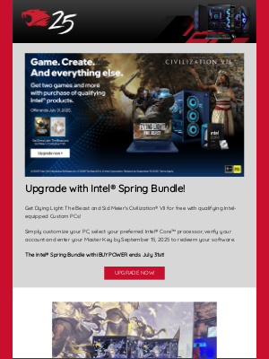 iBUYPOWER - ☂️ iBUYPOWER Intel Spring Bundle!