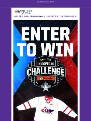 Ottawa 67’s - Enter to Win a Team CHL Autographed Jersey from the 2024 Prospects Challenge presented by Kubota Canada