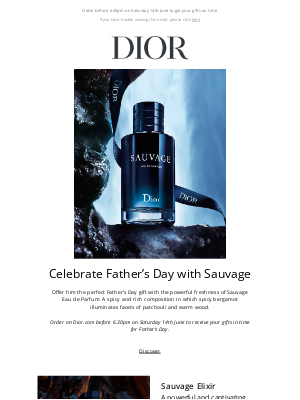 Dior (United Kingdom) - There's still time