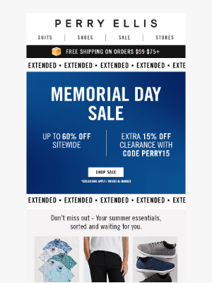 Original Penguin - The Memorial Day Sale is Extended!