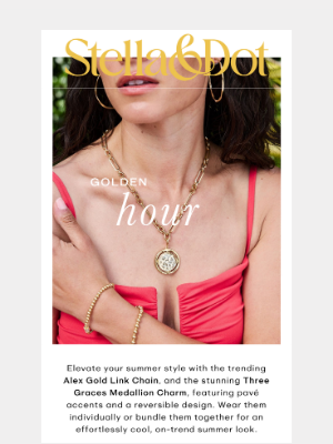 Stella & Dot - The Medallion Necklace You've Been Waiting For ✨