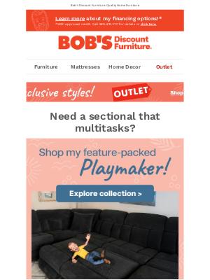 The feature-packed Playmaker sectional 🛋️