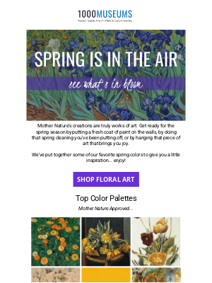 1000Museums - Pick a Color for Spring 🌷