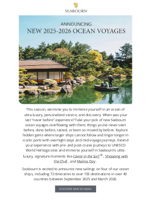Cunard (United Kingdom) - NEW: 2025-26 voyages explore Japan, the Caribbean, Southeast Asia, and a Hawaiian Holiday voyage