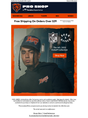 Chicago Bears - Just Dropped: Born x Raised Capsule Collection >>