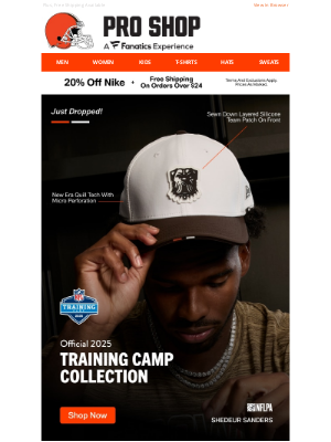 Cleveland Browns - Now Available! The Official Gear Of Training Camp