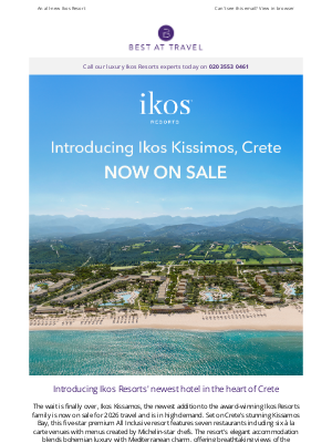 Introducing Ikos Kissimos With Unmissable Launch Offers Inside!