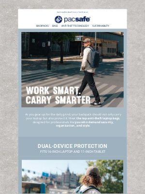 Pacsafe - The Smart Way to Protect Your Expensive Tech 💻