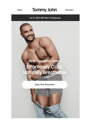 Tommy John - NEW 🧊 Effortlessly Cool, Naturally Breathable