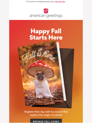 American Greetings - Brittany, do something nice this fall 🍂
