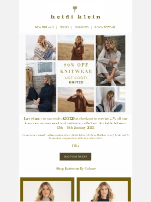 Heidi Klein (United Kingdom) - Last Chance | 20% Off Knitwear