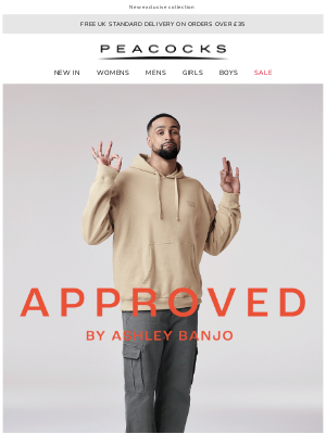 Peacocks (United Kingdom) - Ashley Banjo APPROVED!