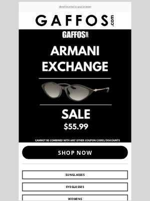 Gaffos - Flash Sale: Armani Exchange AX 4152SU – Stylish Shades, Limited Time!