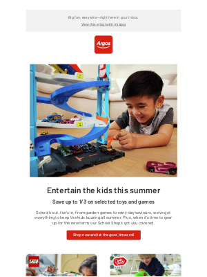 Argos (United Kingdom) - ☀️ Summer fun? Nailed it | Save up to 1/3 on big brands
