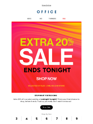 OFFICE Shoes (United Kingdom) - Don't forget your EXTRA 20% off!😲
