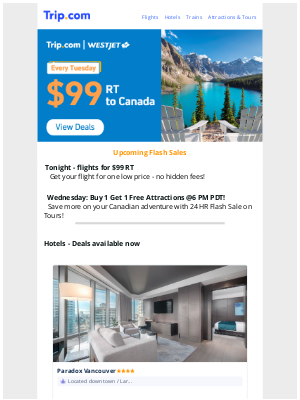 Trip Network - North America Flash Sales! ⏰