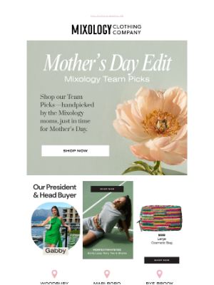 Mixology Clothing Co - Mother’s Day Made Easy 💞