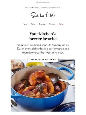 Sur La Table - Soup Season Is Here! 🍲