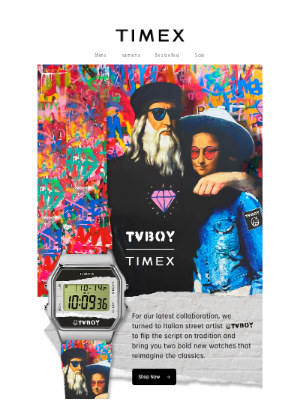 Timex - Timex x TVBOY: The Greats Go Grunge