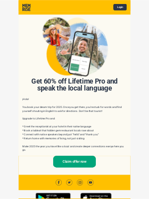 Don’t be that tourist—speak their language (72 hours only)