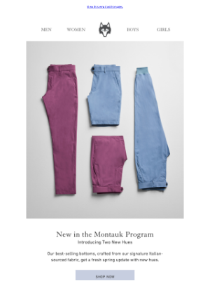 Greyson Clothiers - A Spring Update to the Montauk Program