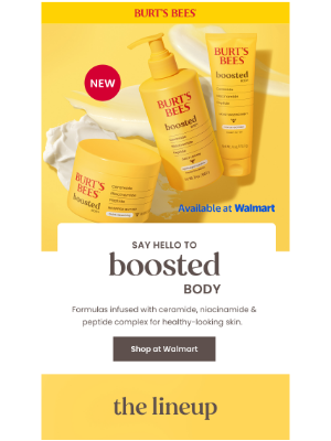 Burt's Bees - NEW: Next-level skin care for every occasion.