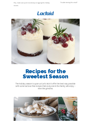 LACTAID® - Ruth, we have the perfect festive recipe for your holiday party!