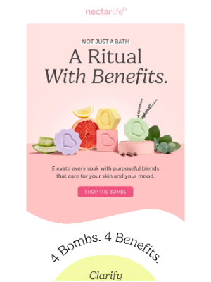 Nectar Bath Treats - Find the Bomb That Fits Your Mood