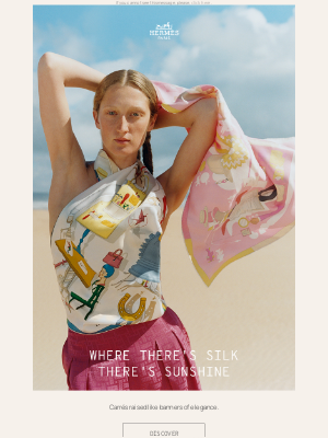 Hermes USA - Where there's silk, there's sunshine