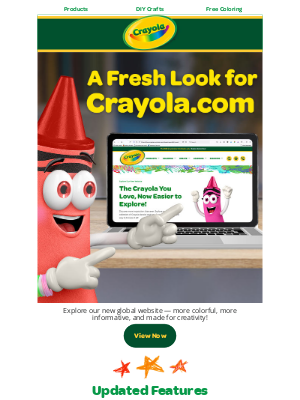 Crayola - Say Hello to a More Colorful Crayola
