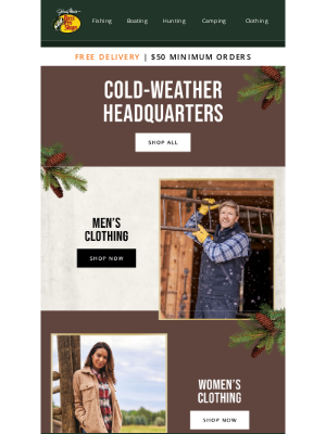 Bass Pro Shops - Ready-For-Anything Winter Clothing