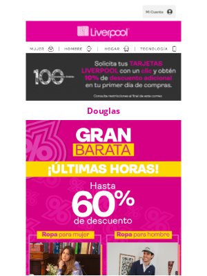 Liverpool (Mexico) - Douglas 🛍️ Aprovecha HASTA -60%