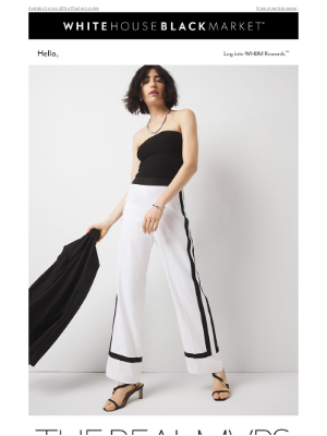 White House Black Market - MVPs = most versatile pieces