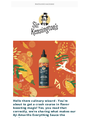 Sir Kensington's - Sir Kensington’s Crash Course On All Things Aji Amarillo Everything Sauce