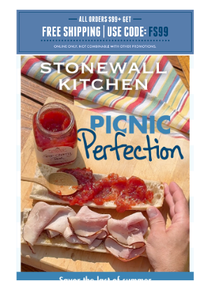 Stonewall Kitchen - Let’s Pack the Perfect Beach Picnic