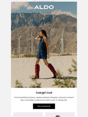 Aldo Shoes Canada - In our cowgirl era