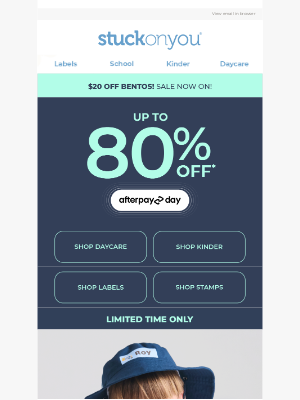 Stuck on You - 🚨 Don't Miss Out! Up to 80% Off* - Shop the Afterpay Sale! 🚨