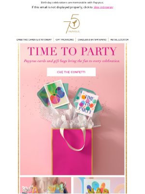 Papyrus - The party starts here…🎉