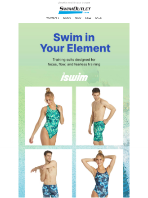 SwimOutlet - Go-To Training Suits from iSwim & Sporti 💧