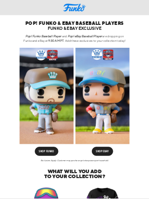 Funko - New Exclusive: Funko & eBay Baseball Players