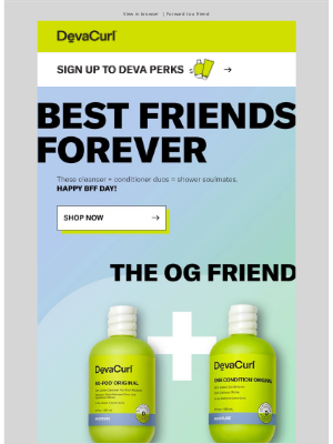 DevaCurl - Curls love a dynamic Duo: BFF 💚