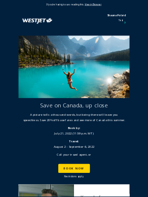 WestJet - Canada-wide sale 🍁