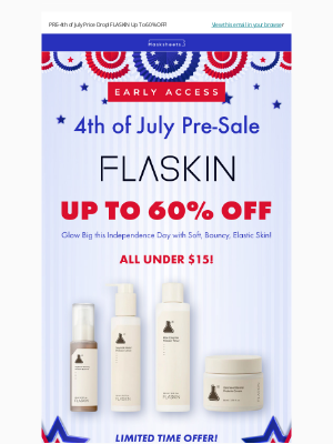 MASKSHEETS - 💙4th of July Price Drop!💙 FLASKIN Up To 60% OFF!🎇