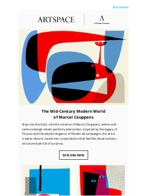 Artspace - The Mid-Century Modern World of Marcel Ceuppens