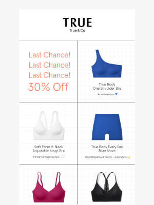 True&Co - Final Days: 30% Off Your True & Co Favorites at Nordstrom