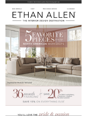 Ethan Allen - Our designers have spoken
