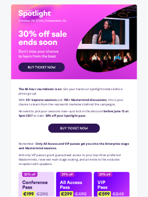 SEMrush - 48 hours to save on Spotlight